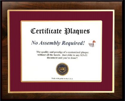 Cherry Pressed Wood Plaques – The Recognition Place