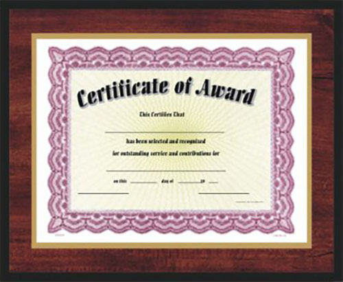 Cherrywood – Certificate Plaques USA